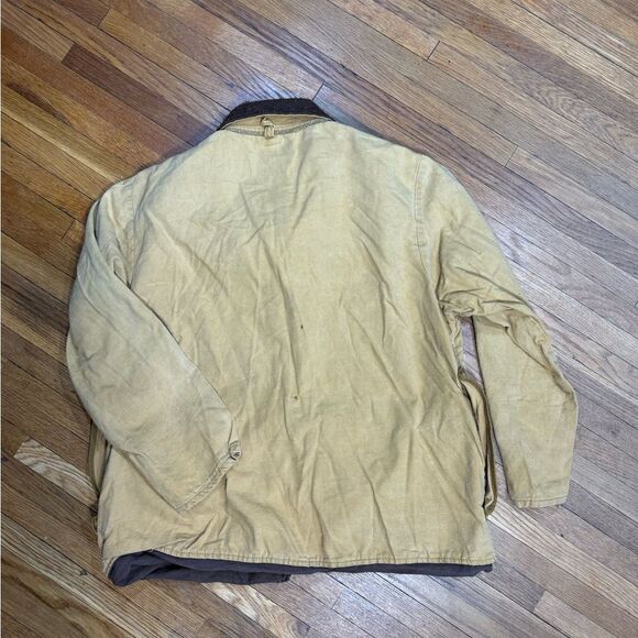 Vintage 80s Plaid Lined Chore Coat - Picture 2 of 10